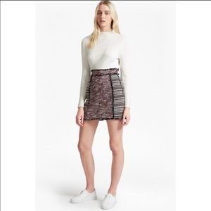 French Connection black and white skirt